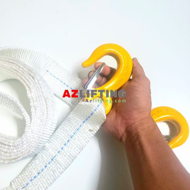 Cáp kéo cứu hộ ô tô 5 tấn - kéo hàng có hai móc hai đầu