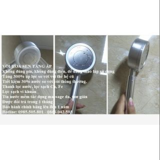 Vòi sen tăng áp 5 tác động