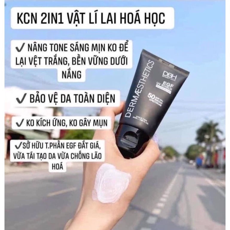 Kem chống nắng DBH EGF FGF DNA Sun Protection SPF47 chống tia uv toàn diện 60ml