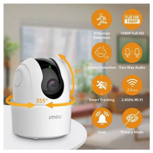 Chính Hãng - Camera Ip Imou Ranger 2c Ta22cp-D 2mp Wifi Không Lan BH 12 Tháng