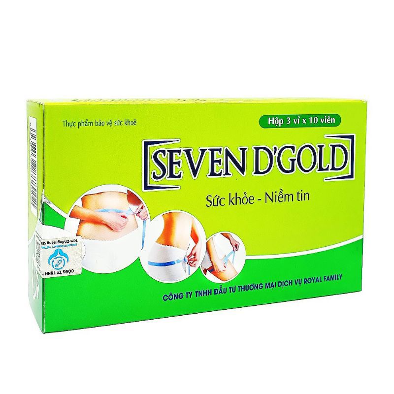Seven D' GOLD viên uống giảm cân từ thiên nhiên