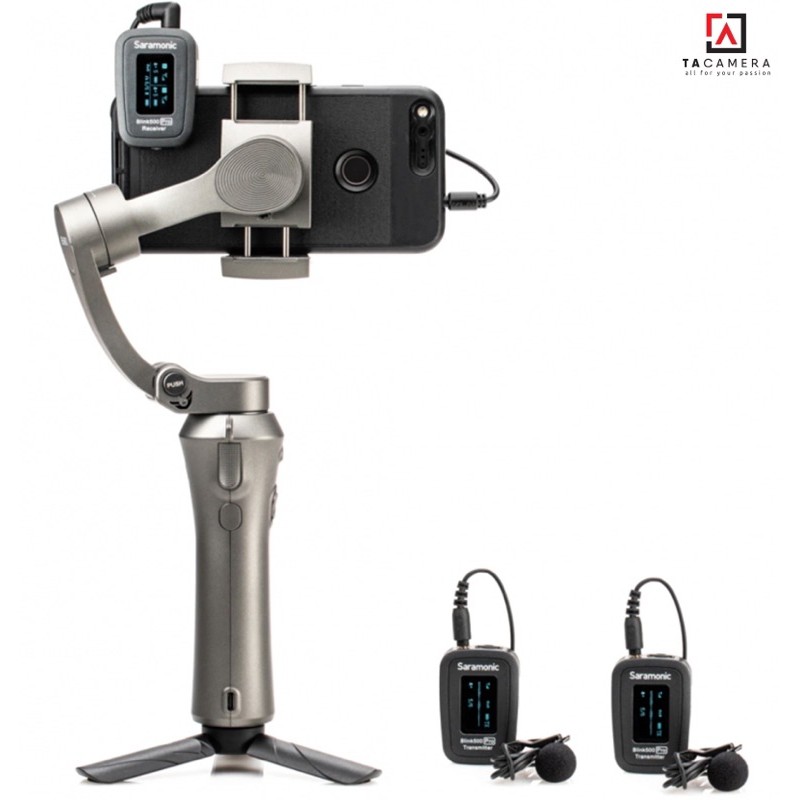 Micro Không Dây Saramonic Blink 500 Pro B2 ( TX+TX+RX ) Chính Hãng