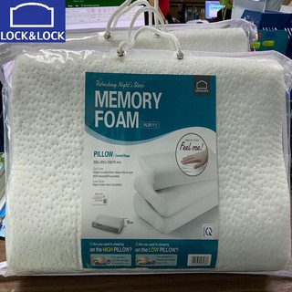 Gối cao su non Lock & Lock HLW111 HLW112 chống ngủ ngáy và đau vai cổ cột sống