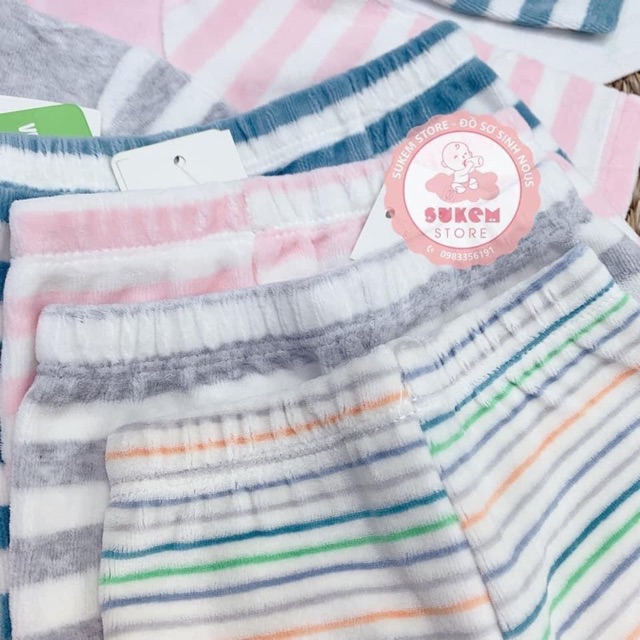 Lullaby - Bộ thu đông nỉ lông cho dãn 12kg đến 20kg cho bé