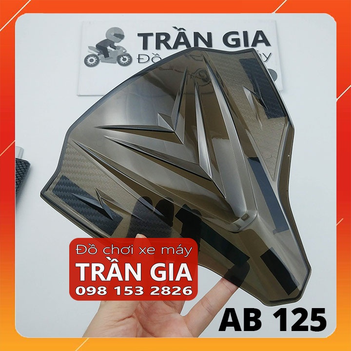 Mão ốp đầu xe AB năm 2023-2022 air blade 160 125 cc màu khói xi inox cacbon airblade mới nhất - phụ kiện trang trí