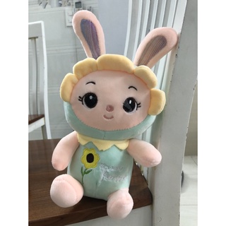 Gấu Bông Thỏ Quàng Khăn Ghome