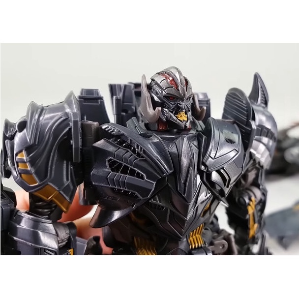 Mô hình robot Transformer Megatron H6001-2 h60012 Black Mamba  Aoyi Mech robot h6001 2 máy bay, phi cơ, người máy