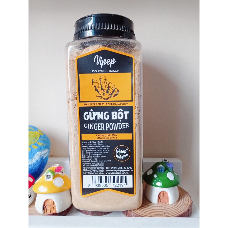 [Hàng mới về] Bột gừng cay thơm nguyên chất 100% (Ginger Powder)