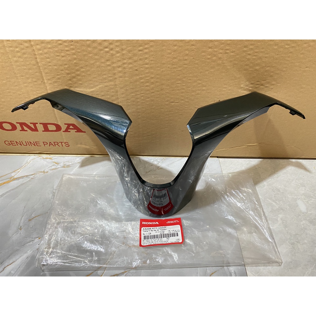Trang trí ốp sau tay lái HONDA SH 125&150 năm 2017-2018-2019 màu Xanh rêu. *G209P* 53208K77V00ZF