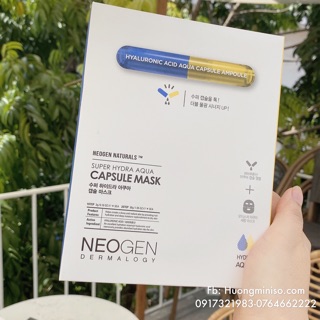 [ Chính Hãng ] Mặt nạ cao cấp Neogen 5 miếng
