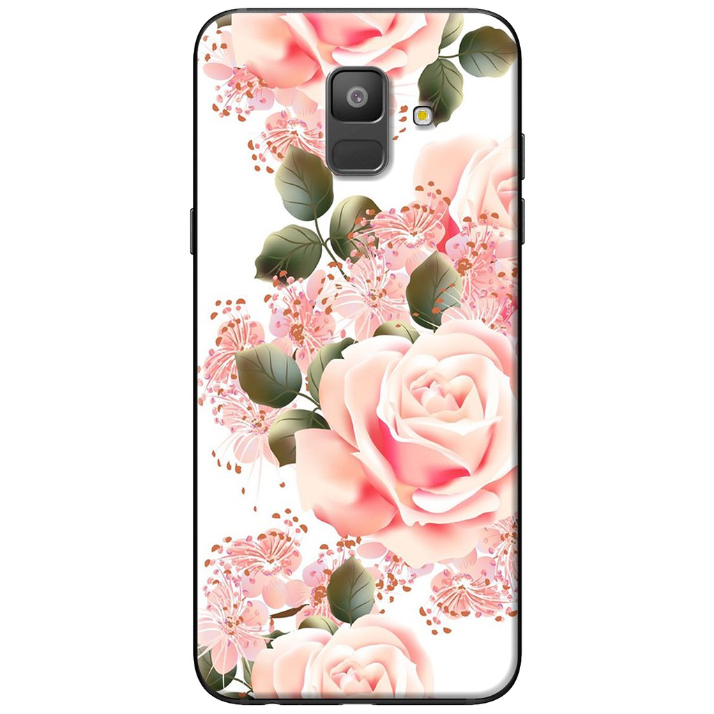 Ốp Lưng A6/ A6 Plus Hoa Hồng Nhạt