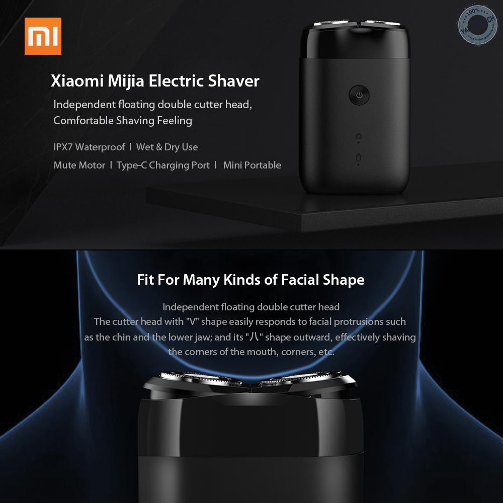 Máy Cạo Râu Xiaomi Mijia 2 Cổng Sạc Usb Tiện Lợi