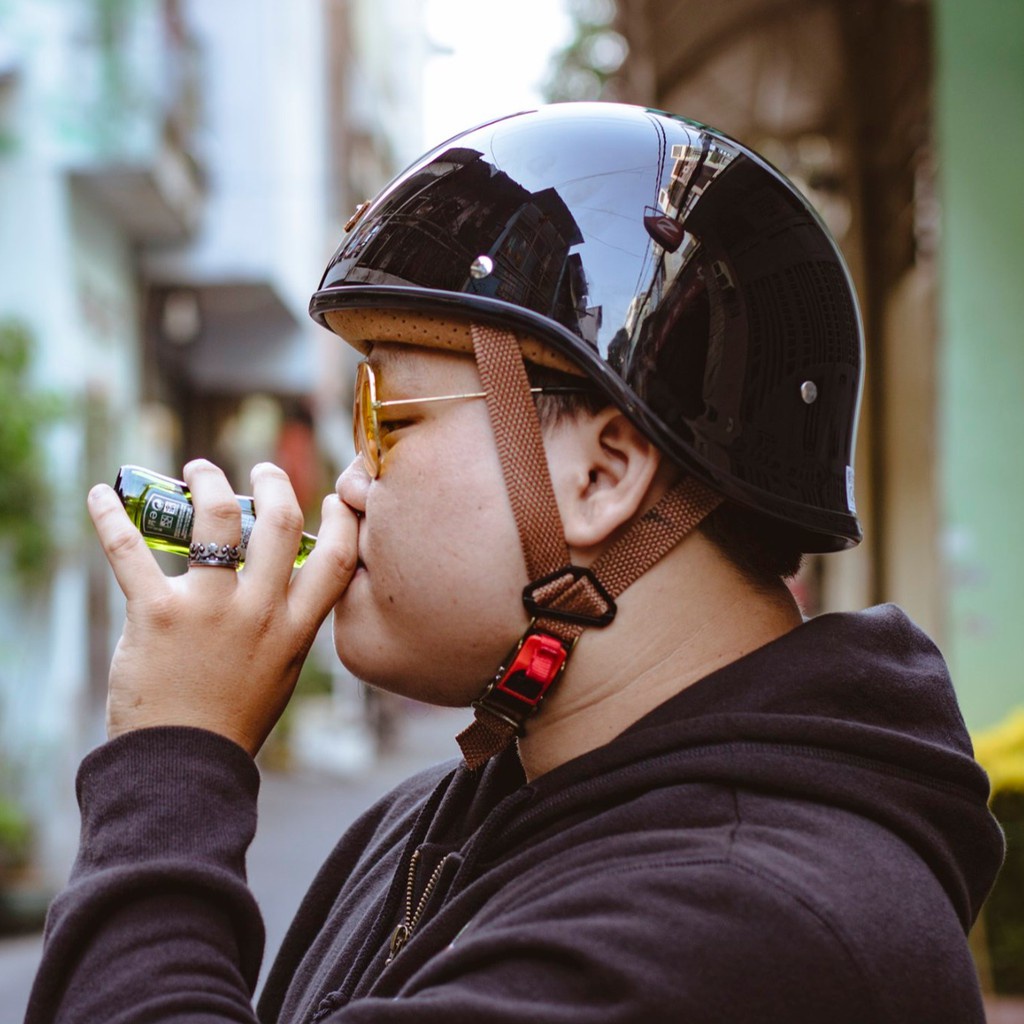 Mũ Bảo Hiểm Nửa Đầu Bulldog Gang chính hãng