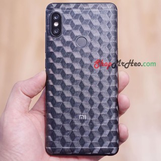Bộ 3 Skin Dán Lưng Vân 3D Xiaomi Redmi Note 5 pro