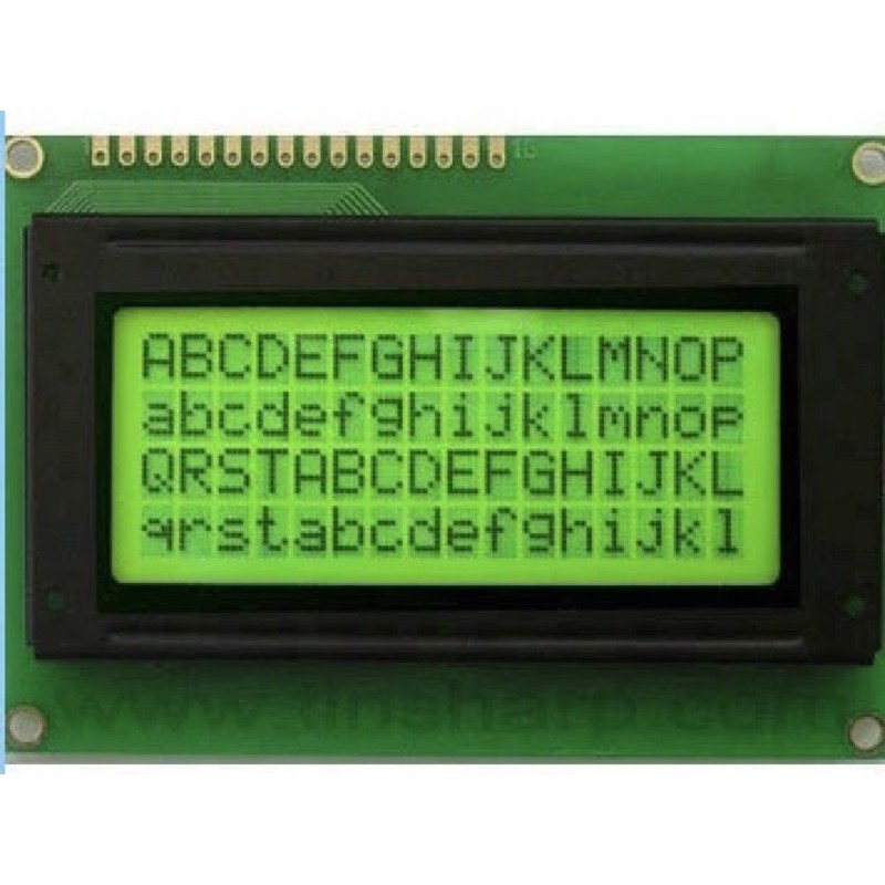 Màn hình LCD 16 ký tự  4 hàng TC1604A-01 1604 16x4 16x04 dùng cho vi điều khiển, arduino, arm, stm32, raspi