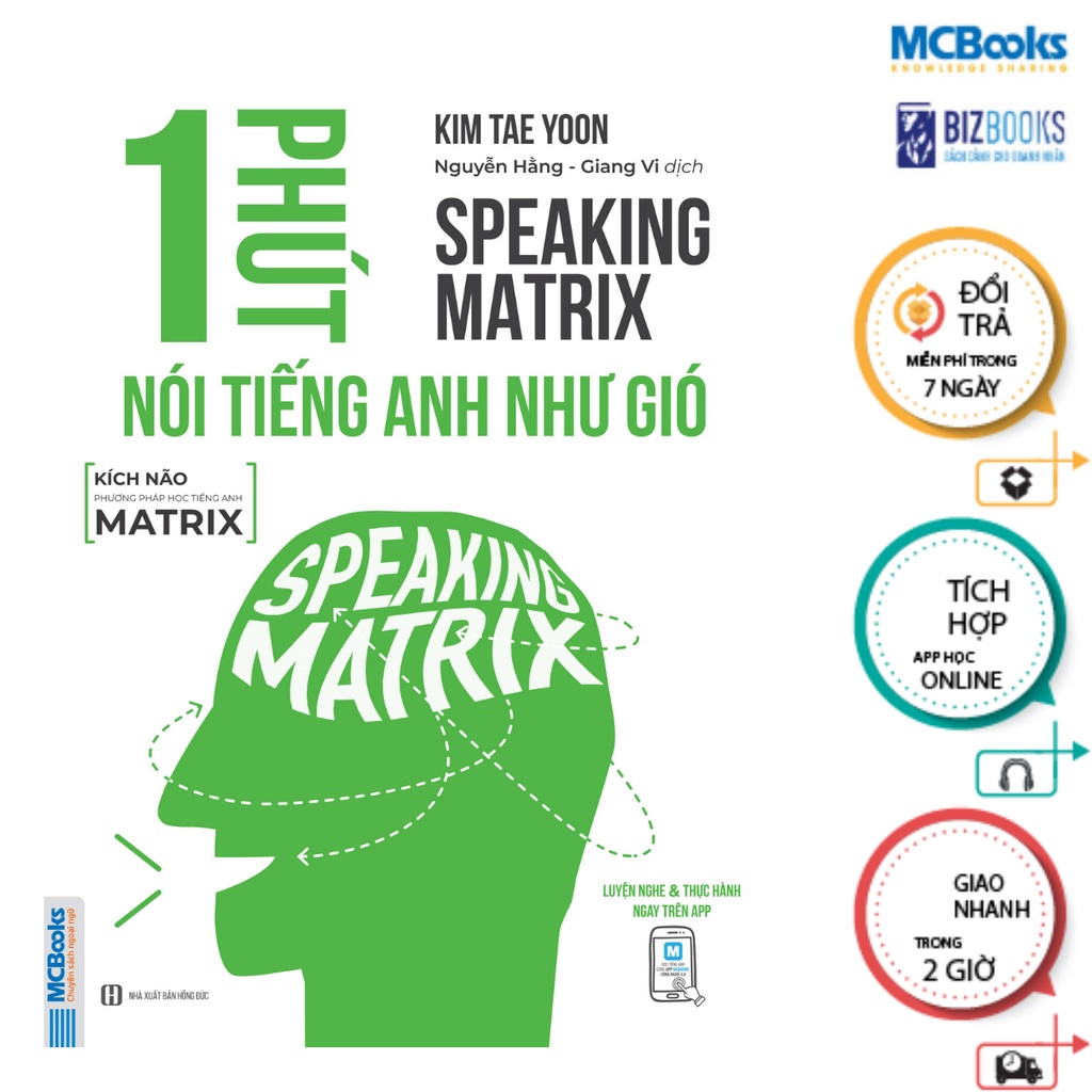 Sách Combo 4 Cuốn Speaking Matrix – Nói tiếng Anh như gió - Mcbooks