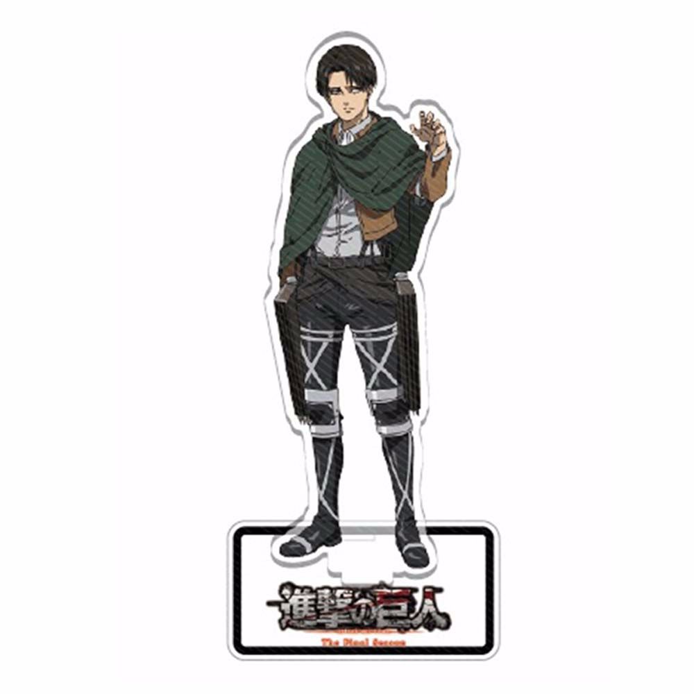 Tượng họa tiết nhân vật Levi Ackerman Shingeki no Kyojin Eren Jaeger độc đáo trang trí bàn