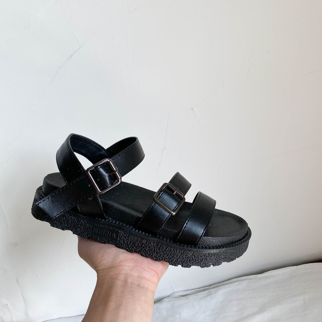 D01_Giày sandanl nữ ulzzang phong cách Retro cá tính