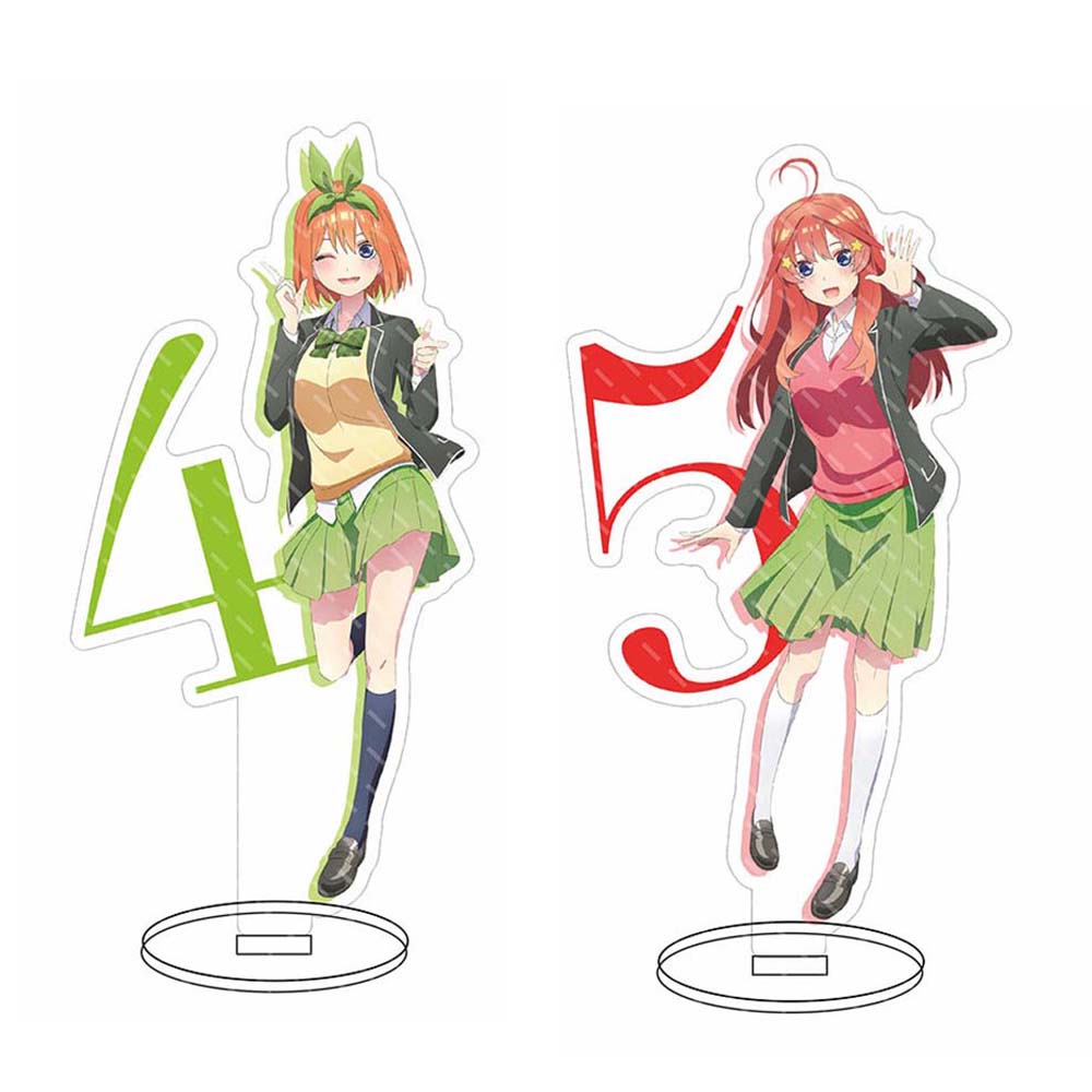 Mô hình nhân vật Nakano Miku Gotoubun No Hanayome từ acrylic để bàn trang trí