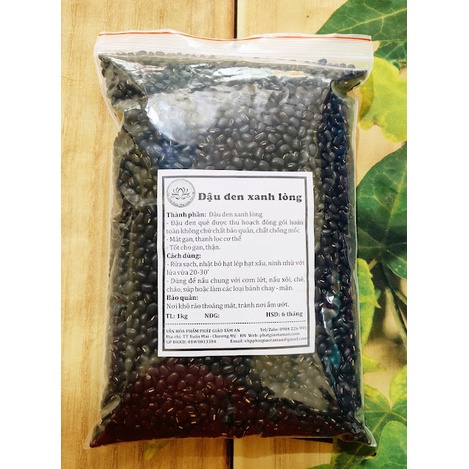 ĐẬU ĐEN XANH LÒNG 1Kg