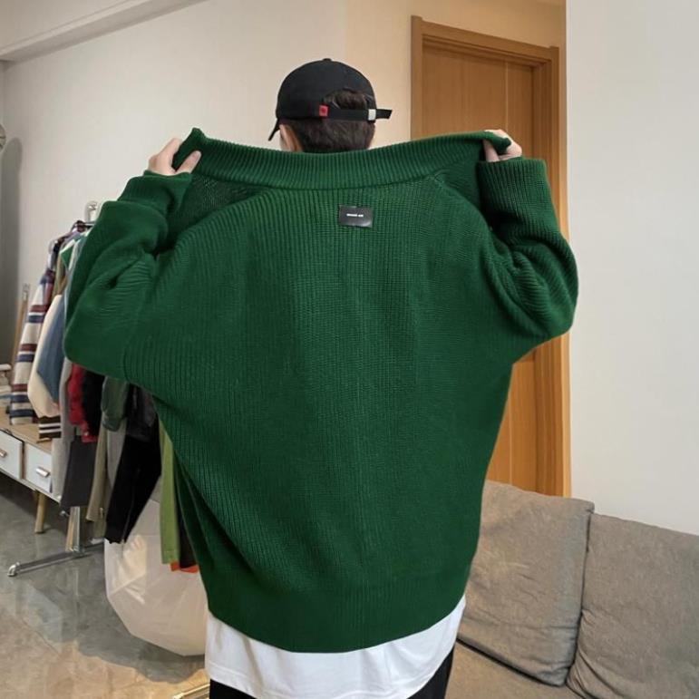 ÁO KHOÁC LEN KÉO KHOÁ NAM DÁNG THỤNG PHONG CÁCH HÀN QUỐC