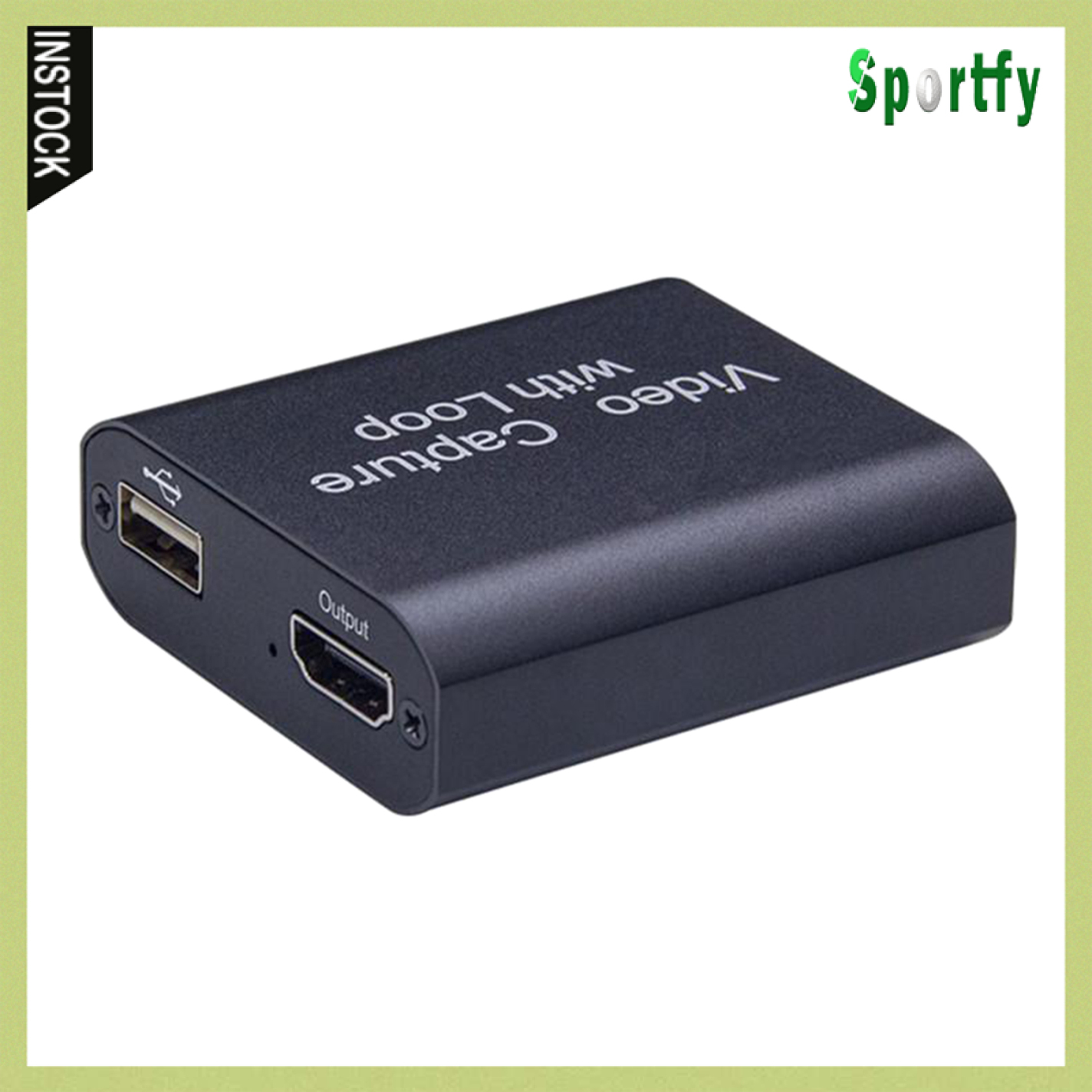Sportfy USB 3.0 Portable HDMI Video Capture Card for High Definition Acquisition or