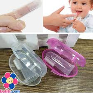 Dụng cụ rơ lưỡi Silicol cho bé