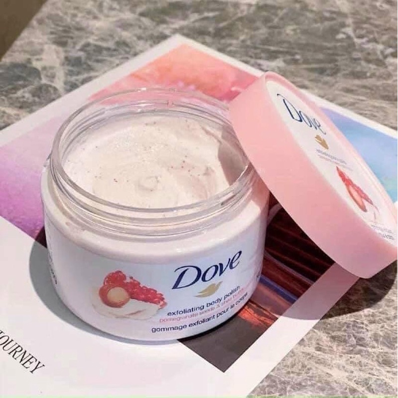 [Bản Đức/US] Tẩy da chết body Dove Exfoliating Body Scrub