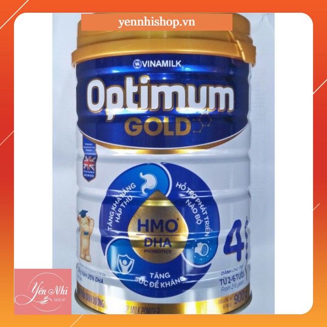 SỮA BỘT OPTIMUM GOLD 4 (900G) mẫu mới