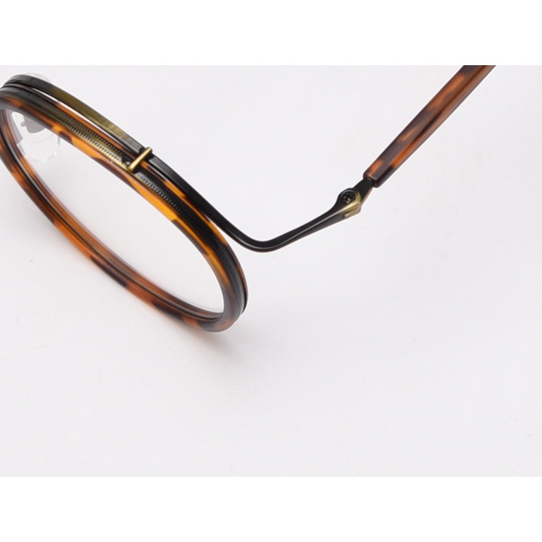 Gọng kính nữ tròn Retro NVfashion S22105, kính chống ánh sáng xanh