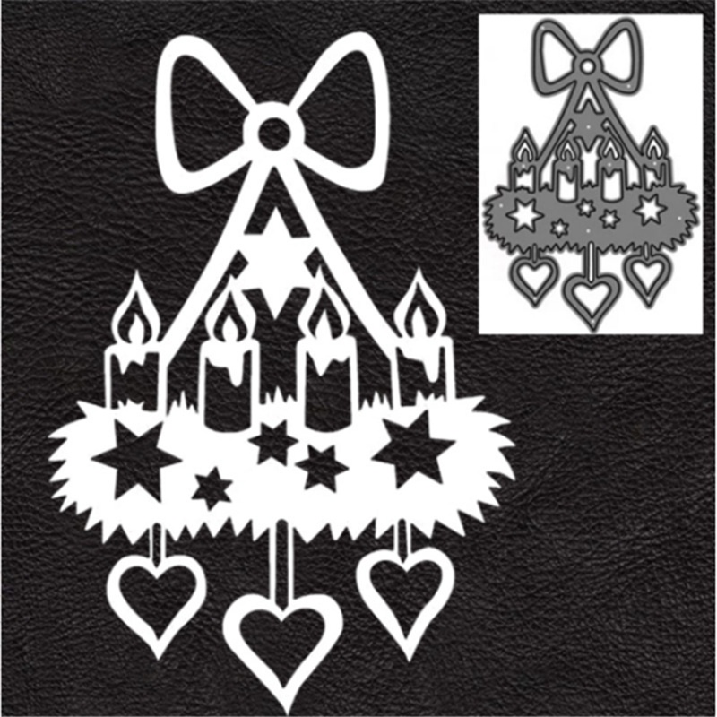 Khuôn Cắt Giấy Thép Carbon Trang Trí Hình Trái Tim