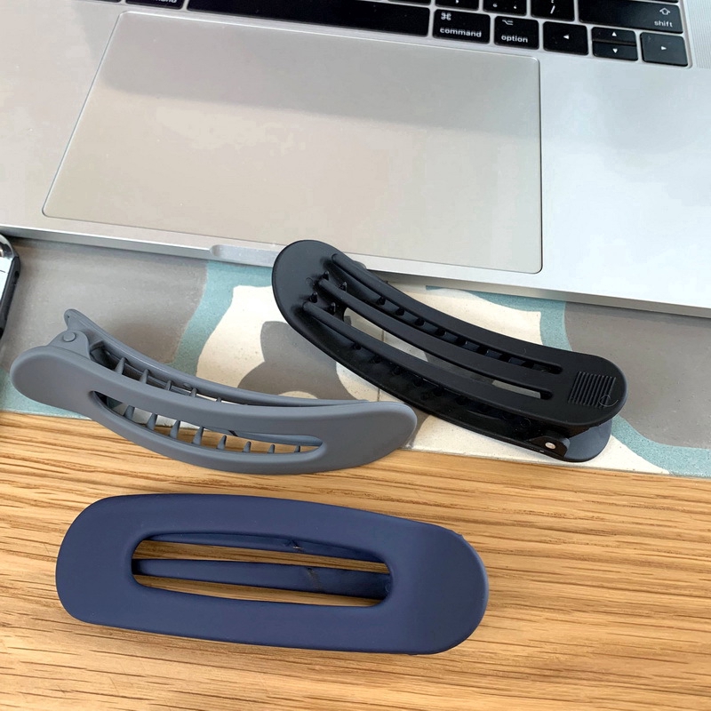 Kẹp tóc MG STUDIO cỡ lớn màu trơn 6 màu tùy chọn