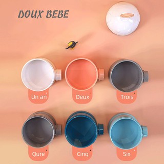 Hộp chia sữa khay chia sữa bột Doux bebe