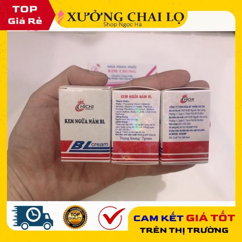 Kem dưỡng trắng da BL, ngừa nám, nguyên liệu, công thức làm kem trộn trắng da body