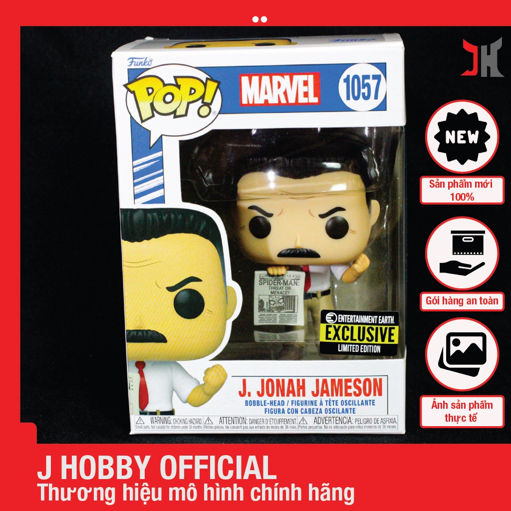 [Spiderman] mô hình nhân vật J Jonah Jameson Funko Chính Hãng