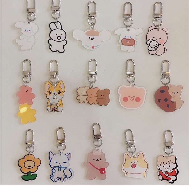 Móc khoá nhựa cute