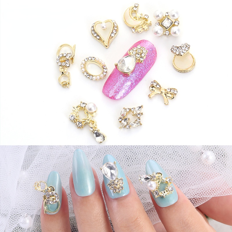 (MớI) Hạt NgọC Trai ĐíNh Trang Trí MóNg