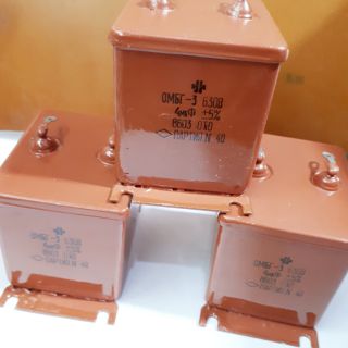 Tụ 4Mf_ 630v Liên xô ( Nga) loại dày  - bộ 2 chiếc