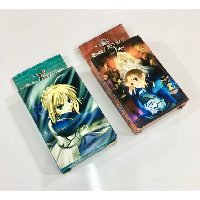 Bộ bài tú lơ khơ fate staynight anime gồm 54 quân bài 54 ảnh khác nhau