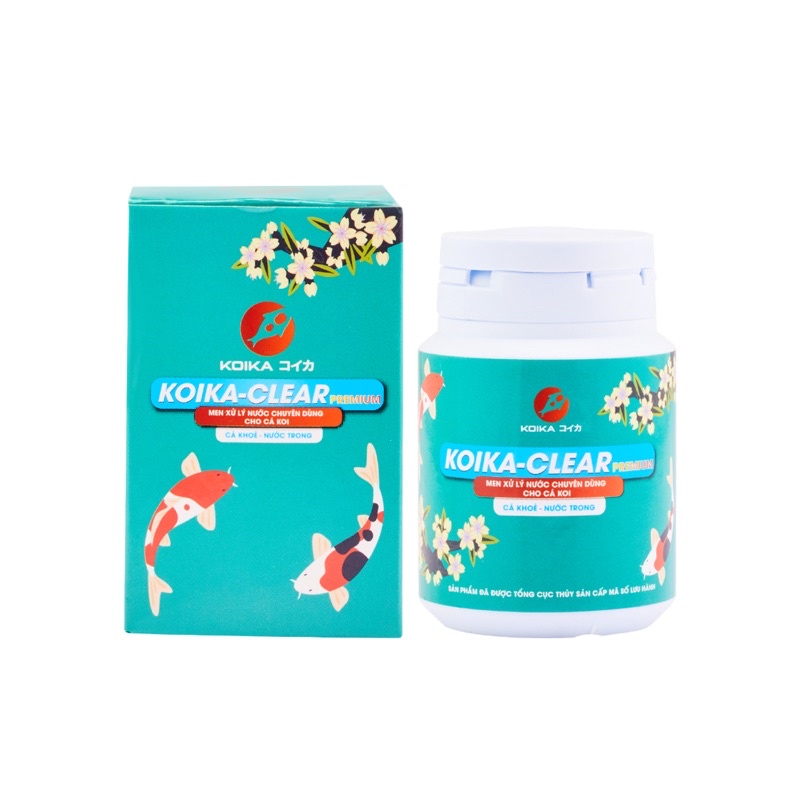 Men Vi Sinh Xử Lý Nước Dạng Bột Chuyên Dùng Cho Hồ Cá Koi KOIKA-CLEAR
