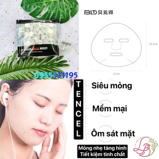 chauho (Mẫu mới nhất - Tặng 1 đơn 1 hũ ngâm) Bịch 100 Viên Mặt Nạ Nén Beautyblend Bản Lụa