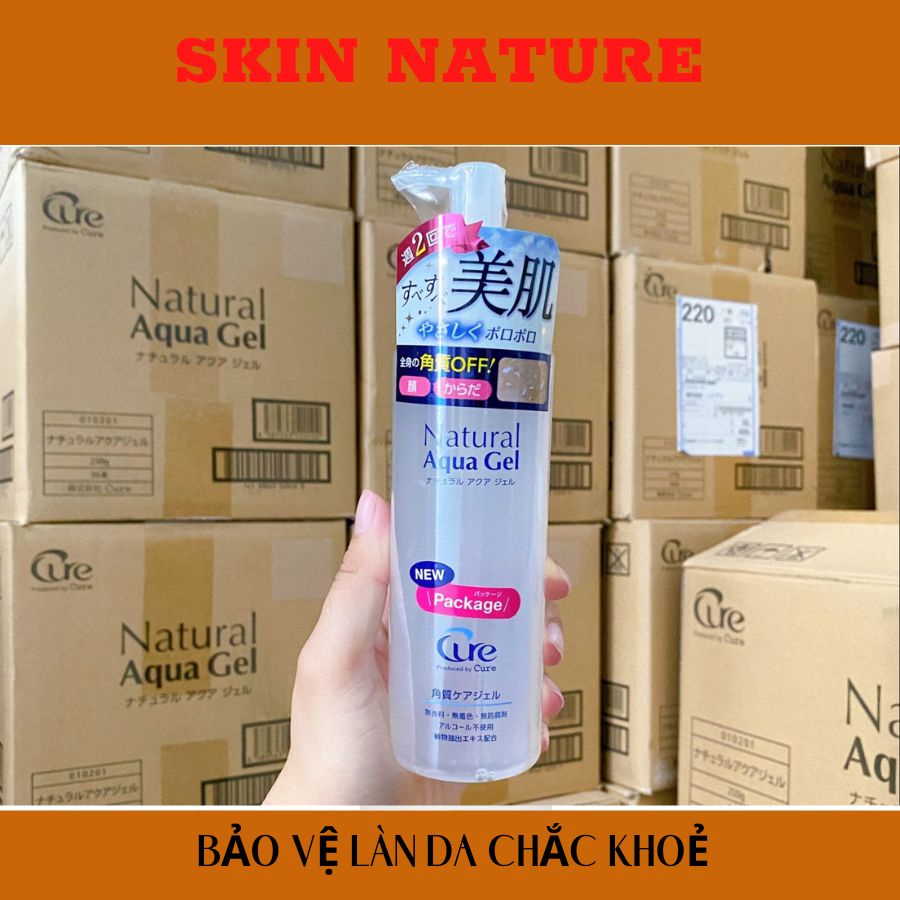 Gel Tẩy Da Chết Tẩy Tế Bào Chết Cure Natural Aqua Gel 250gr - Nhật Bản