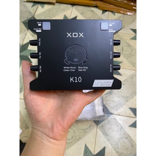 Sound card XOX K10 phiên bản mới 2020