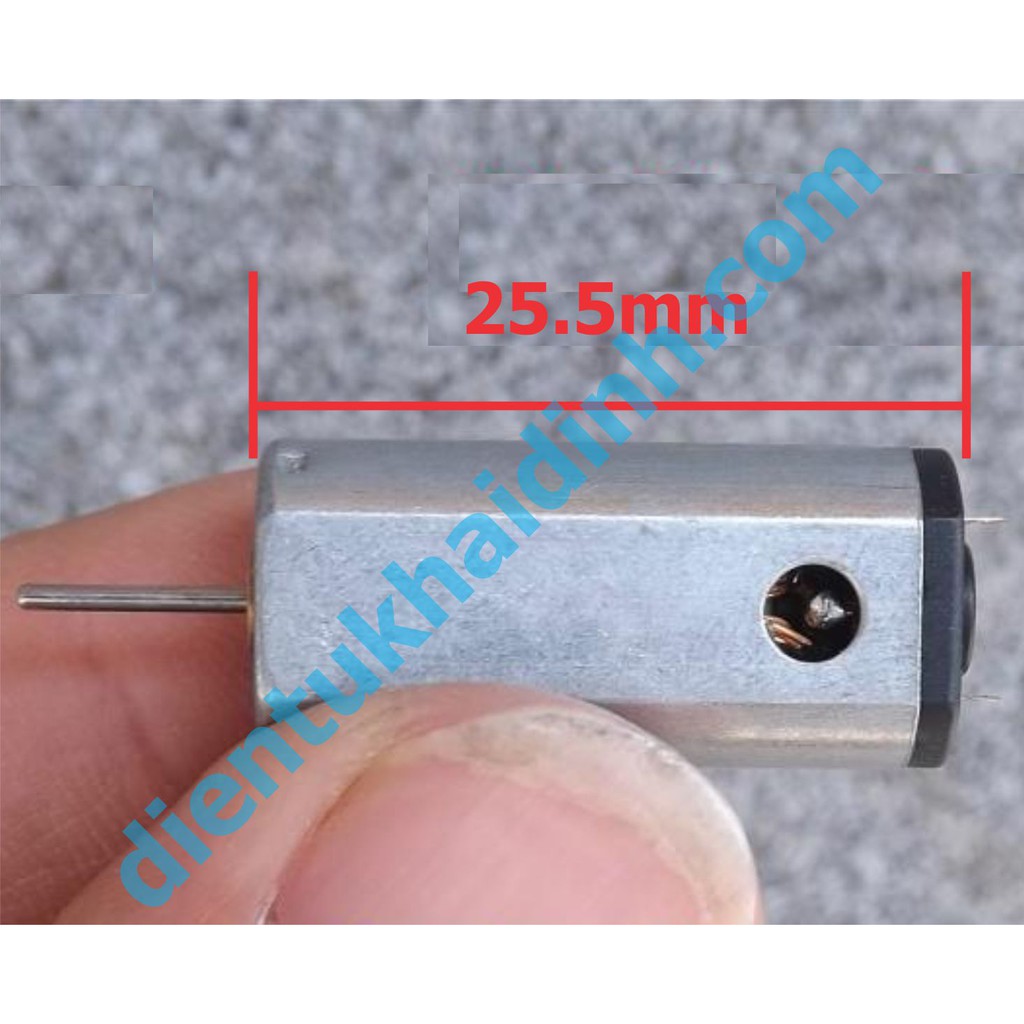 combo 2 động cơ DC N50 trục 1mm 3.7V 40000v/p + 2 cánh thuận ngịch 75mm kde4579