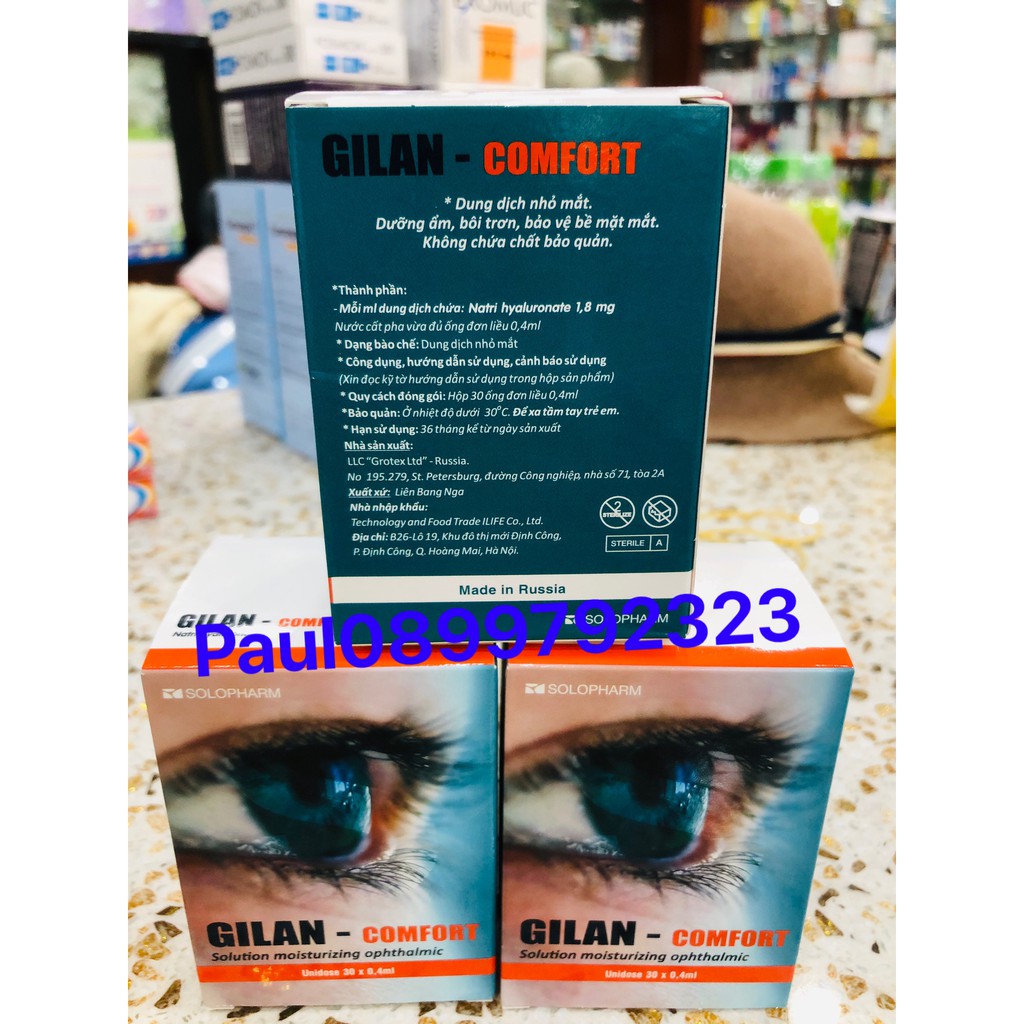 Dung dịch dưỡng mắt GILAN - COMFORT