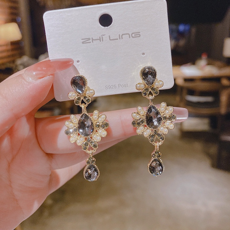 Khuyên Tai Ngọc Trai Trắng Thời Trang Hàn Quốc 2021