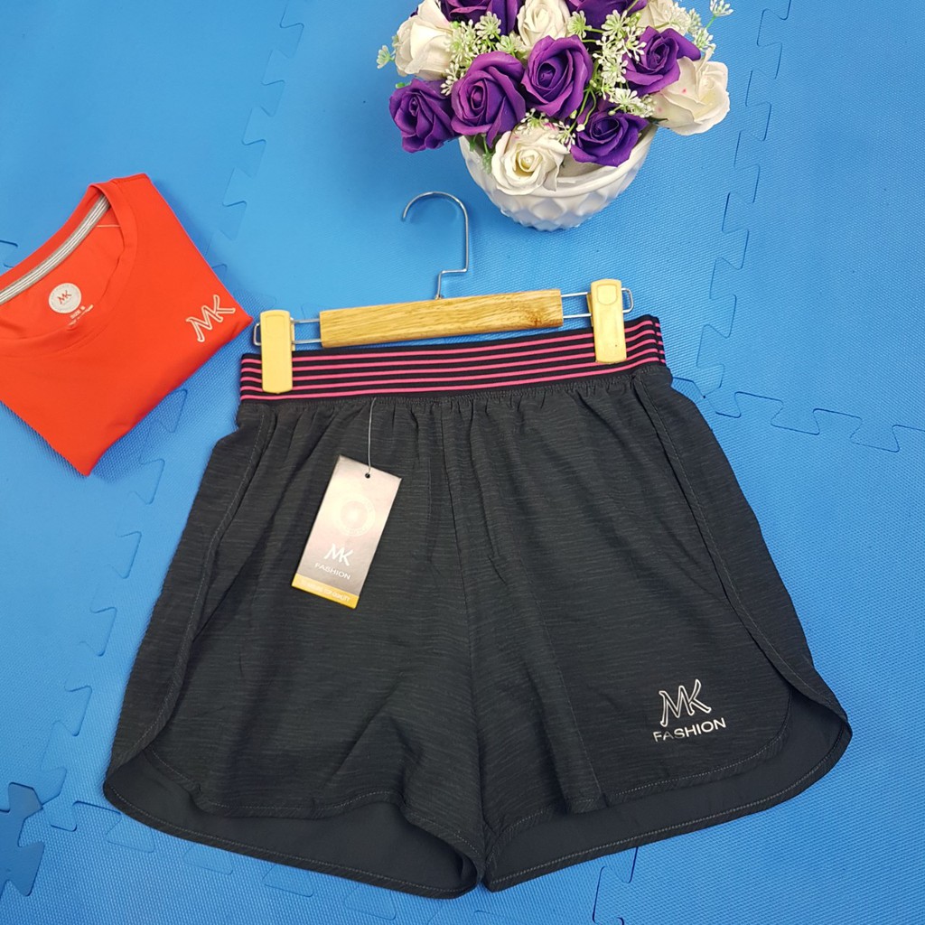 Quần đùi boxer không viền tập gym, chạy bộ, aerobic