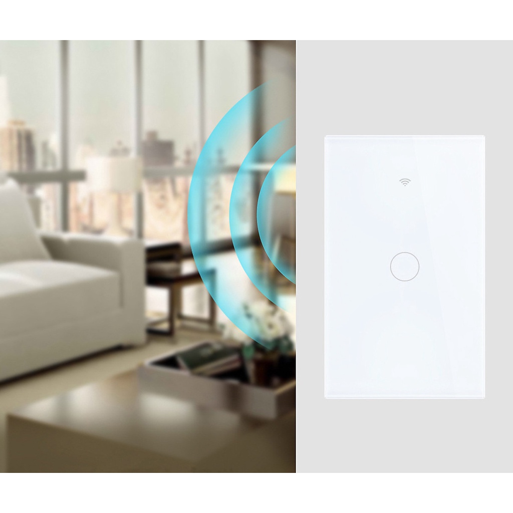 Công Tắc Thông Minh TUYA Smart Life (Wifi + RF 433) - Công tắc điện thông minh âm tường chuẩn US