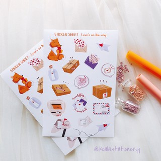 Bullet Journal Sticker - happy mail - trang trí sổ