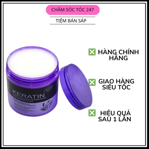 Kem ủ tóc KERATIN COLLAGEN 1000ML LAVENDER BRAZIL NUT, kem dưỡng tóc